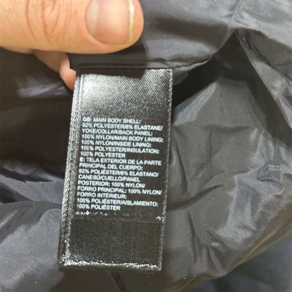 The North Face Womens Long Pseudio Cowlneck Full Zip Puffer Jacket Large - Picture 4 of 4